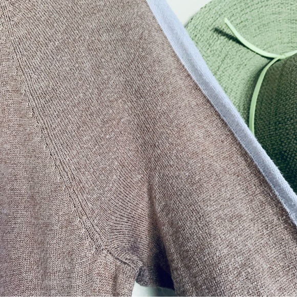 a new day Womens Brown Color Block Lightweight Fall Sweater Tunic Top | Size XXL - Picture 3 of 8